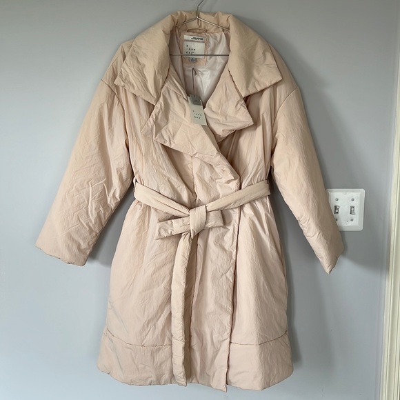 a new day Jackets & Blazers - NWT a.new.day Puffer Trench Coat Jacket M